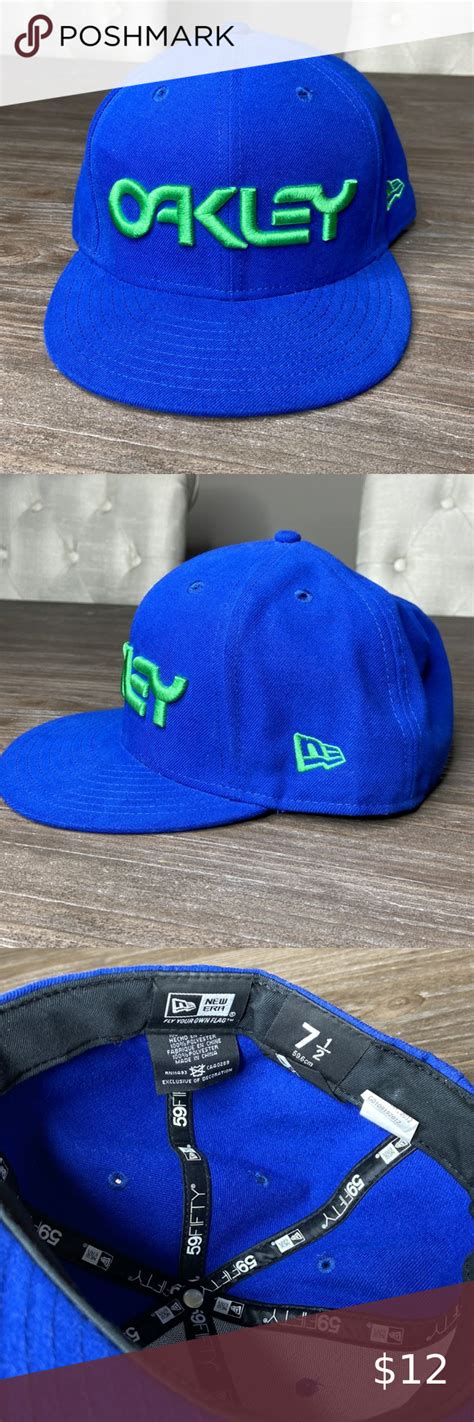 Oakley New Era 59fifty Fitted Hat 7 12 Blue And Green Fitted Hats New