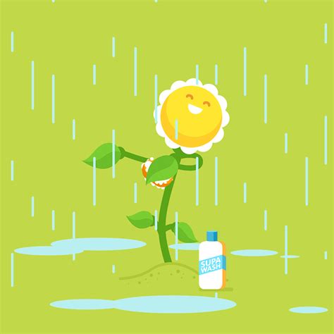 Rain Shower Animated  Behance