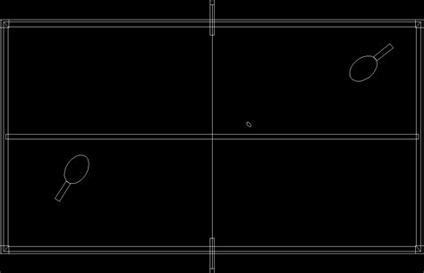 Table Tennis Ping Pong Dwg Block For Autocad • Designs Cad