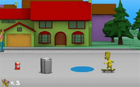 Les Simpsons Bart Naked Skate Jouez Gratuitement Les Simpsons