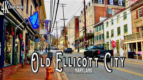 Old Ellicott City Walk 4k Best Historic Town In Md Youtube