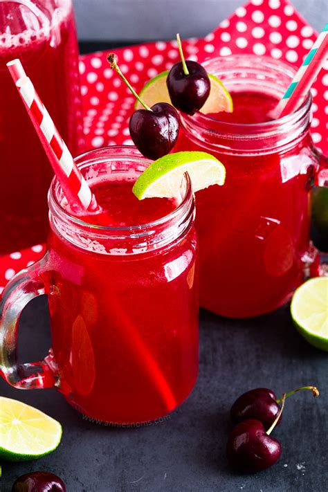 This Homemade Cherry Limeade Is Sweet With Just Enough Tart Its Easy