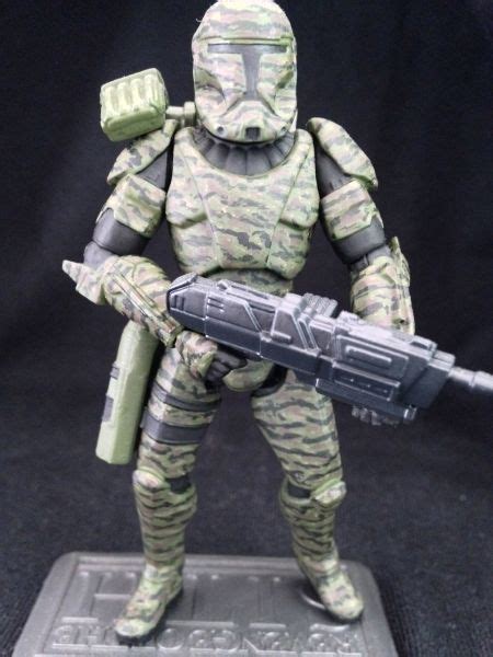 Republic Commando Tiger Stripe Camo Star Wars Custom Action Figure