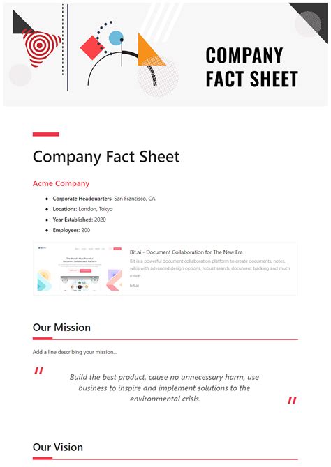 How To Create A Killer Fact Sheet Steps And Template Included