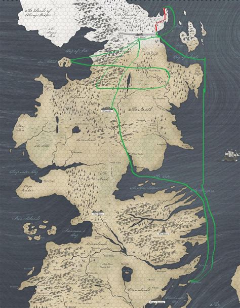 Map Of Westeros Table Maps Of The World