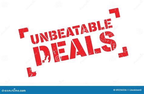 Unbeatable Deals Rubber Stamp Stock Vector - Illustration of stamp