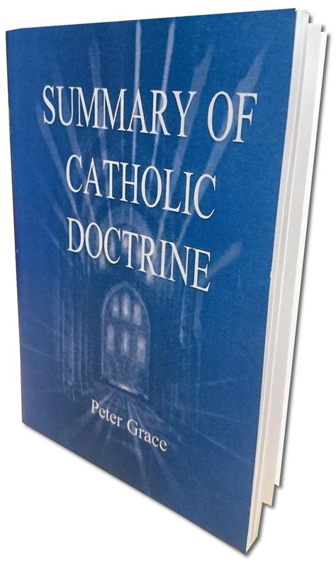 Summary of Catholic Doctrine | Latin Mass Society