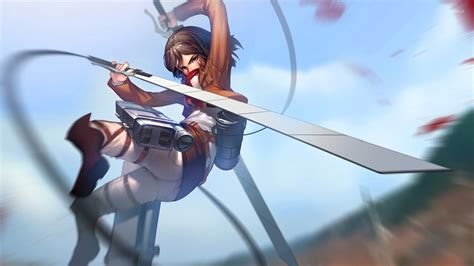 Mikasa Ackerman Attack On Titan 6 Wallpaper Anime