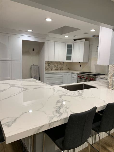 Buying kitchen cabinets is the best upgrade for your kitchen and will help in making your kitchen look beautiful. New white counters don't match kitchen