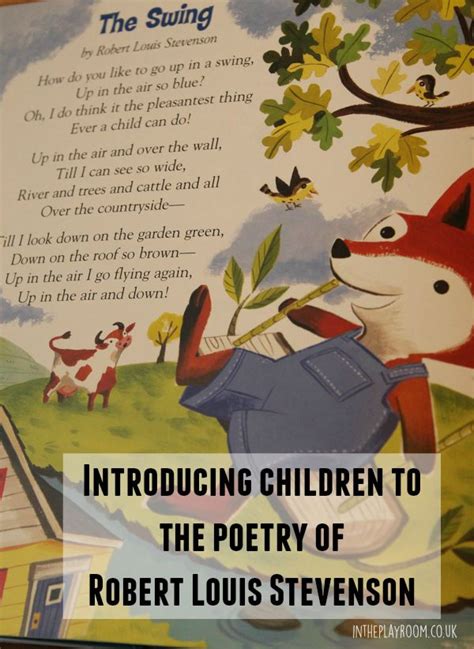 Introducing Children To The Poems Of Robert Louis Stevenson In The