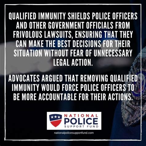 National Police Support Fund Announces New Qualified Immunity Project