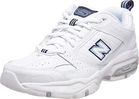 New Balance 608v2 Womens White Wide Leather Walking Shoes Newdisplay Uk Shoes And Bags