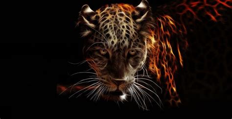 Desktop Wallpaper Jaguar Animal Wildlife Artwork Hd Image Picture