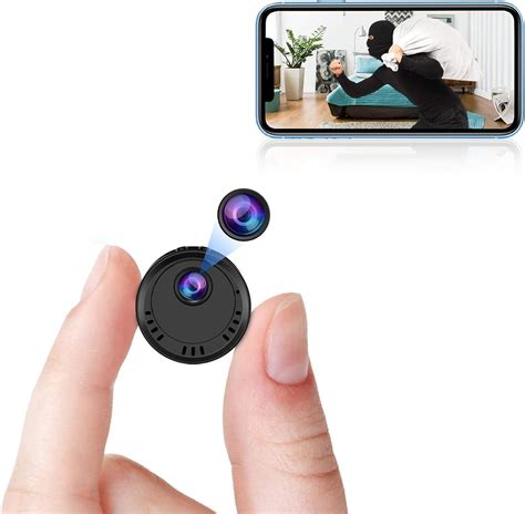 hidden camera wireless spy camera hd 1080p mini nanny cam portable for home security mobile app