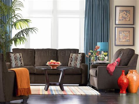 Chenille Contemporary Living Room Charleston U535