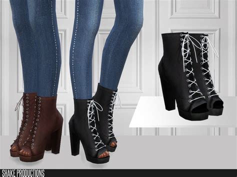 The Sims Resource Shakeproductions 451 Leather Boots