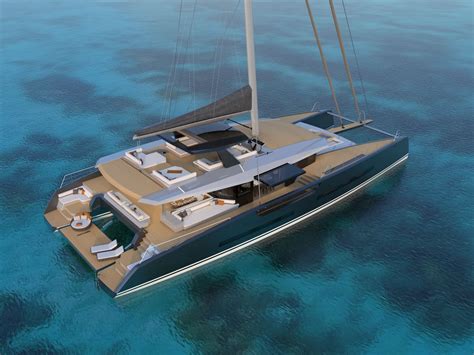 33m Sailing Cat By Berret Racoupeau And Royal Huisman