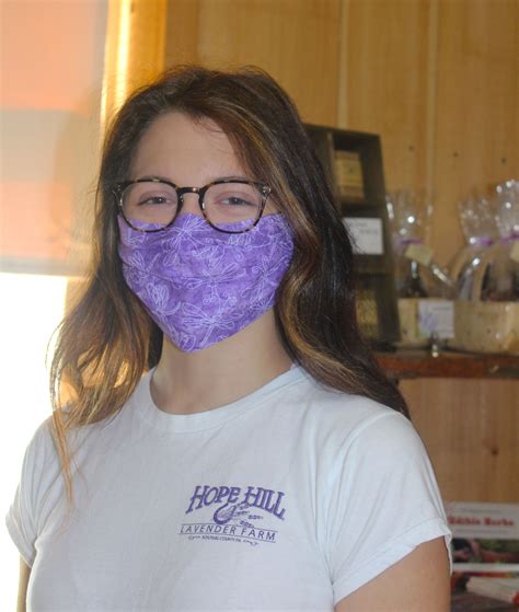 Fabric Face Masks Hope Hill Lavender Farm