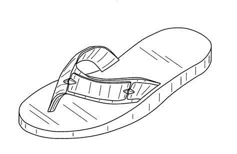 Sandals Coloring Page At Getdrawings Free Download
