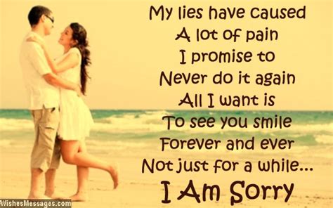 I Am Sorry Messages For Girlfriend Apology Quotes For Her