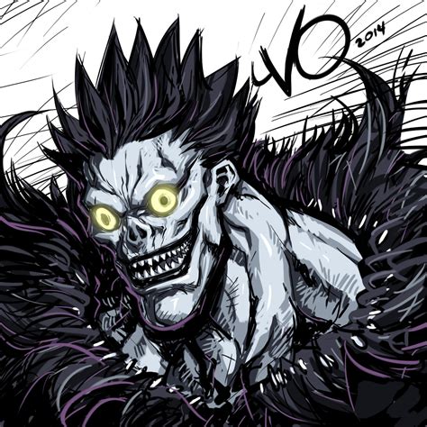 Digital Sketch Warm Up 56 Ryuk By Vostalgic On Deviantart