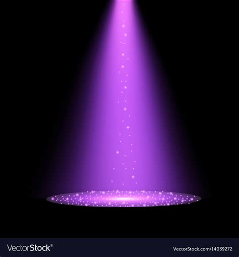 Purple Spotlights Royalty Free Vector Image Vectorstock