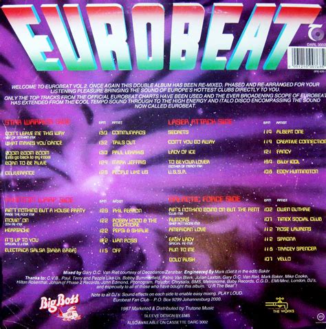 Retro Disco Hi Nrg Eurobeat Volume 2 90 Minute Non Stop Dance Remix