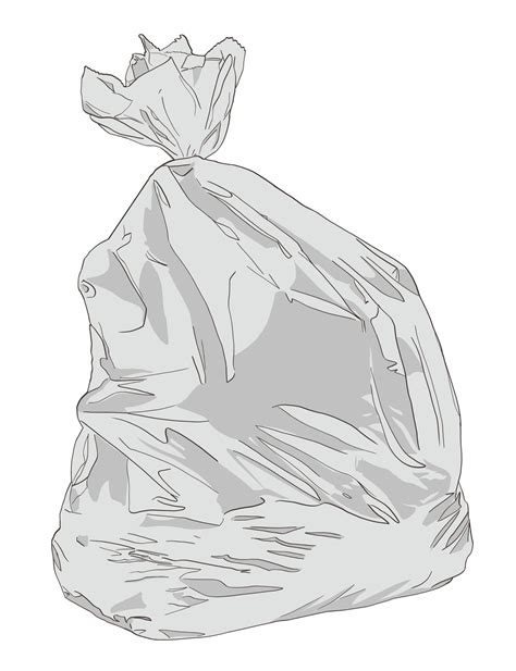 Trash Bag Drawing At Explore Collection Of Trash