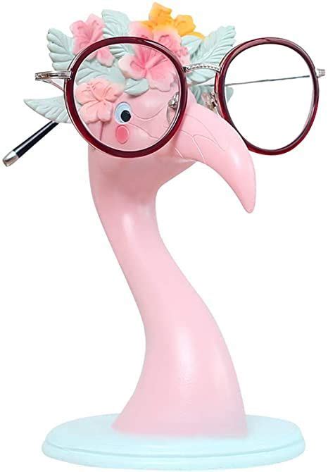 Wawice Fun Eyeglass Holder Display Stands Home Office Decorative Glasses Accessories Pink