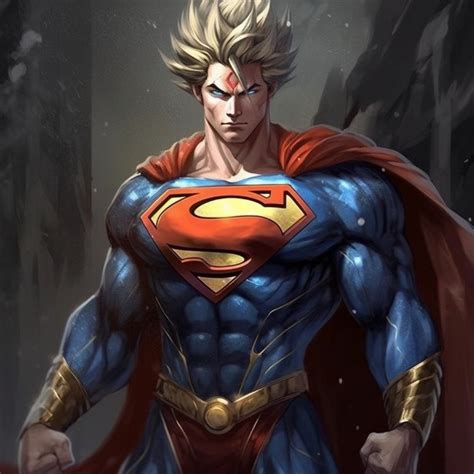 Ia Revela Cómo Sería Una Fusión Entre Superman Y Goku