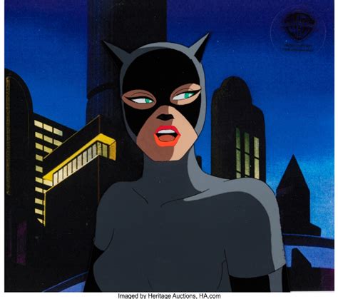 Batman The Animated Series Catwoman Production Cel In Robert