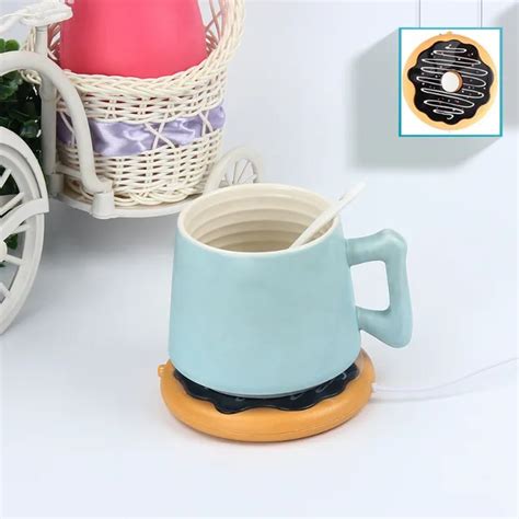 Creative Usb Warmer Hot Cookie Mug Warmer Coaster Office Tea Coffee