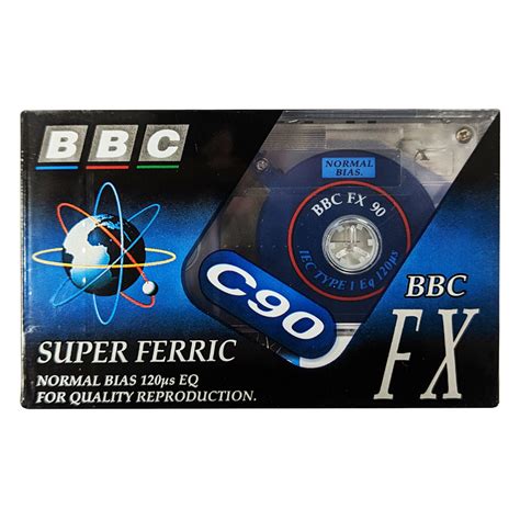 Bbc Fx Super Ferric C90 1992 Blank Audio Cassette Tapes Retro Style