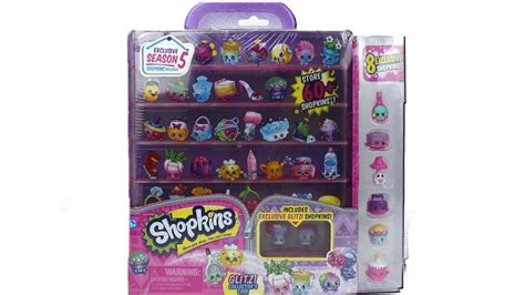 Shopkins Season 5 Glitzi Collectors Case Unboxing Review With 8