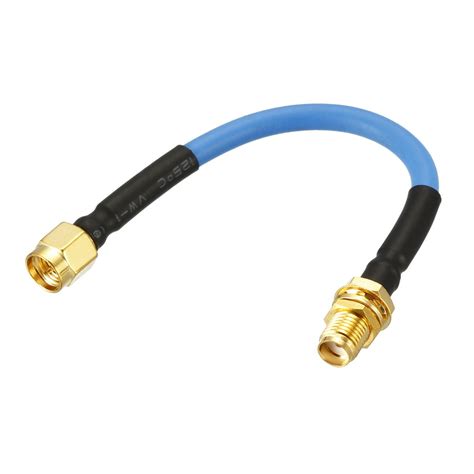 Uxcell Sma Extension Cable Sma Male To Sma Female Rf Coax Cable Rg402 0 1m 0 33ft Length