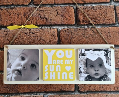 You Are My Sunshine Personalised Wooden Photo Plaque Available In A