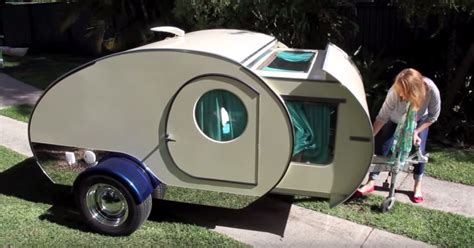 Need More Leg Room This Cute Camper Expands So You Can Maximize Your