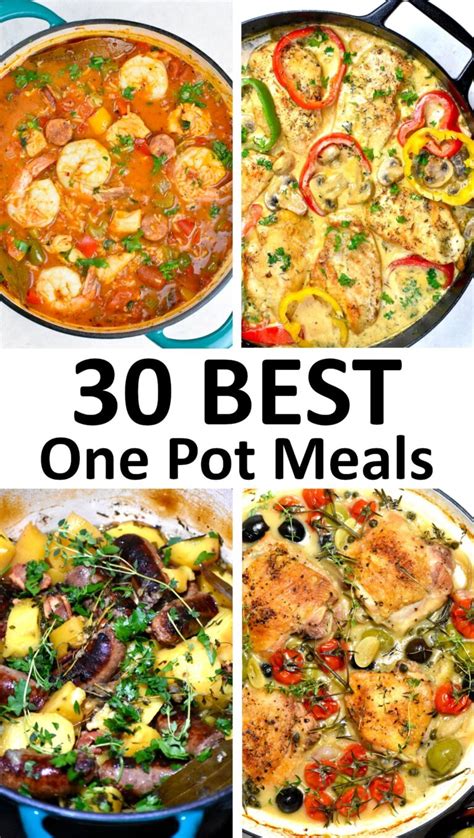 The 30 Best One Pot Meals Gypsyplate