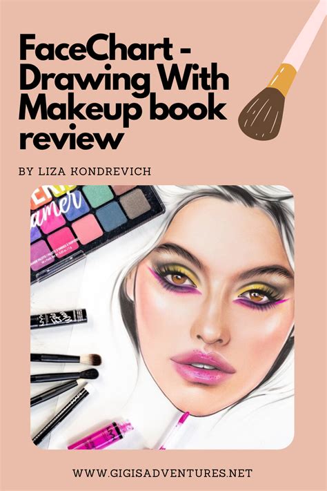 Liza Kondrevich Facechart Drawing With Makeup Book Review Makeup