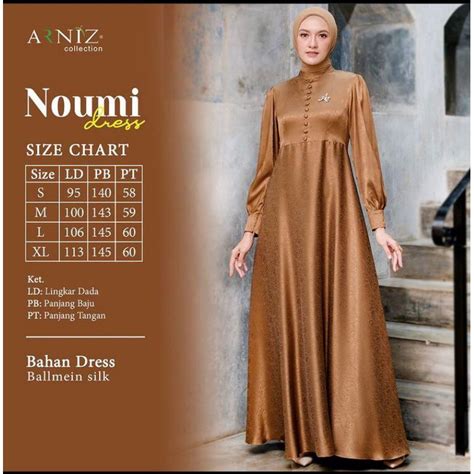 Jual Naomi Dress By Arniz Collection Dress Saja Shopee Indonesia