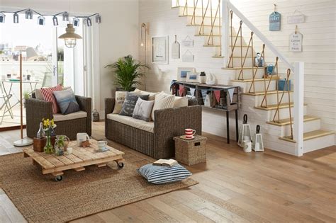 Choose from styles such as naturally woven, luxurious woollen, crochet, cotton or fluffy an adairs finely crafted and designed floor rug will help pull a look together or inspire you to style your decor around its texture, print or colour. Nautical Decor Collection 2015 - Beach Style - Living Room ...