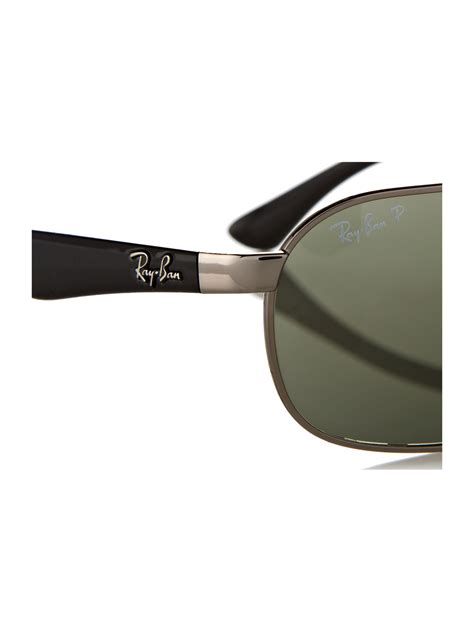 Ray Ban Mens Rb3492 Gunmetal Polar Square Sunglasses In Silver For Men Lyst