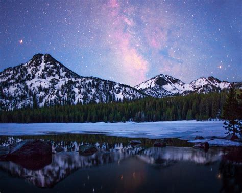 Calendar Photo Of The Month Milky Way Over Anthony Lakes Oregon