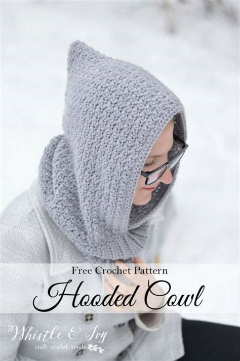 28 Free Crochet Hooded Cowl Patterns Diy And Crafts