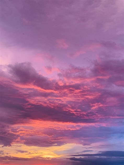 Purple Skies Sunset Purple Sunset Purple Sky Sky Aesthetic
