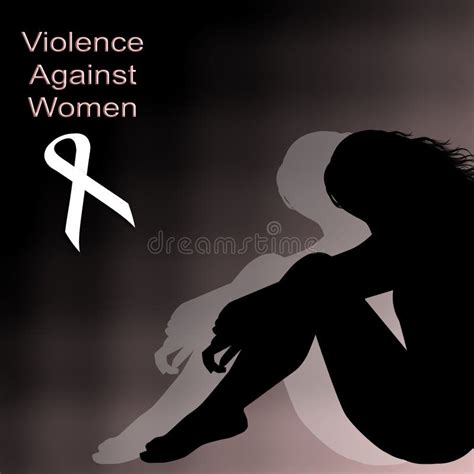 Violence Against Women Stock Illustration Illustration Of Face 34229385
