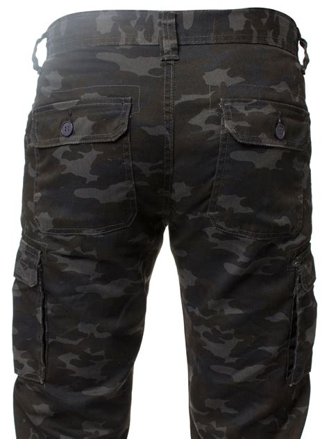 kruze mens military combat trousers camouflage cargo camo army casual work pants ebay