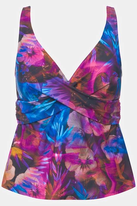Vibrant Florals Tankini Set Bikinis And Tankinis Swimwear