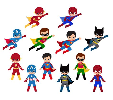 Cartoon Superheros Free Download On Clipartmag
