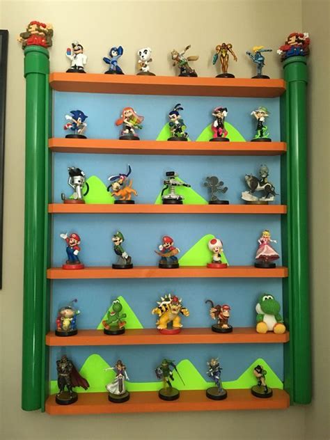Handmade Amiibo Shelf Nintendo Room Boys Game Room